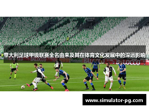 意大利足球甲级联赛全名由来及其在体育文化发展中的深远影响